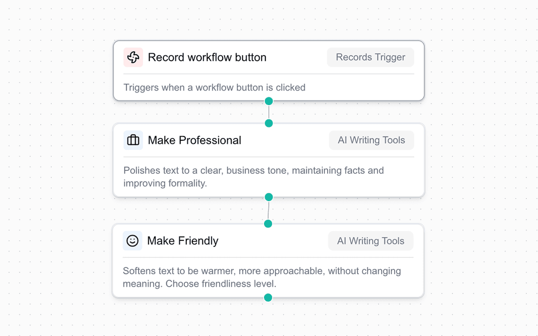 Make Friendly & Professional